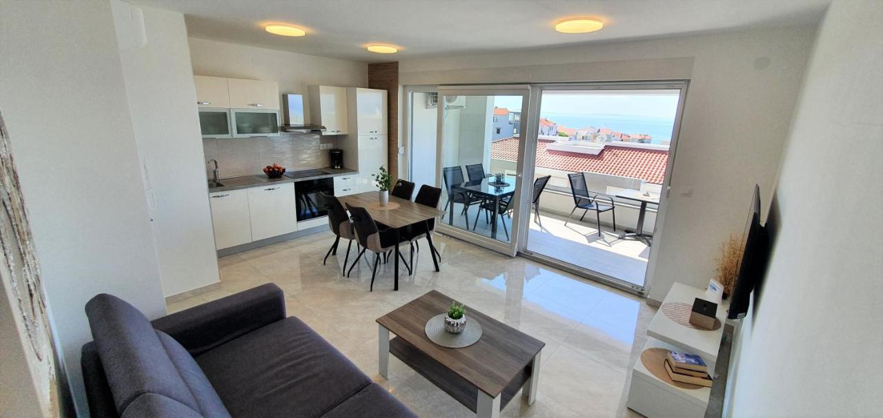 Seahorse Luxury Apartment With Pool And Sea View Новалья Экстерьер фото